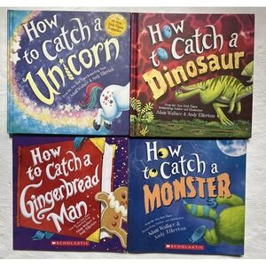 How To Catch… Book Lot‎ 4 Gently Used 2 Hardcovers & 2 PaperbackChildren's Books